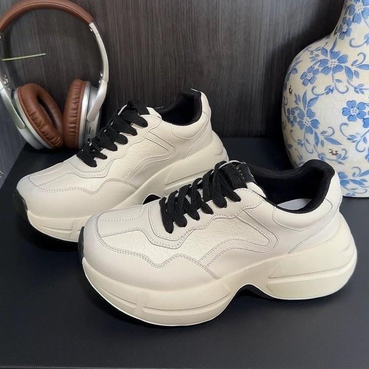 100 skirts with women's casual shoes children 2025 thick-soled heightening white shoes new shoes soft-soled women's shoes board shoes