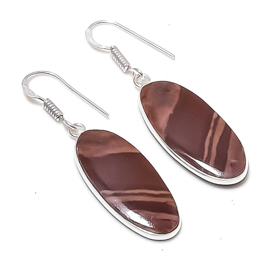 

Natural Dolomite Gemstone 925 Sterling Silver Jewelry Earring 1.85 AEE-10880