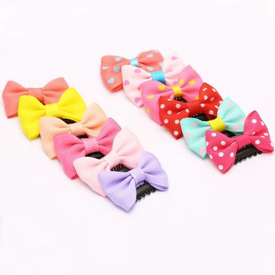 10PCS Cute Infant Hair Accessories Girl's Fashion Baby Hairpin Headwear Bow Mini Hair Clip