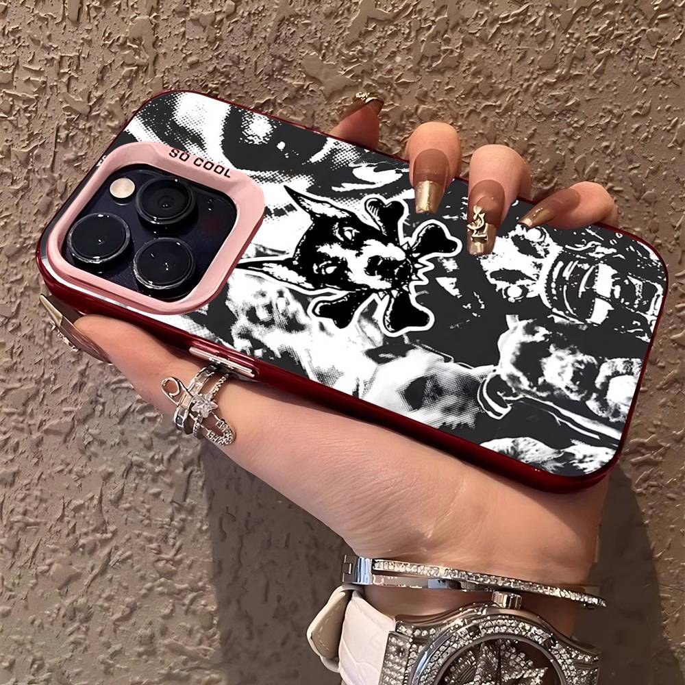 

Чехол для телефона C-City M-Morgue Zillakami Для IPhone 17 16 15 14 11 12 13 Pro Max Pro Plus Цветной Серебристый Чехол iPhone 17 Pro