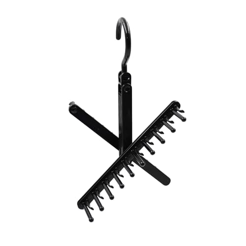 Shinko Hanger F-Fit Tie Cloth Hanger, Set of 2, Black, Made in Japan, Rack for Pants, Laundry, Towels, Slacks, Bath Towels, Heavy-Duty, Anti-Sagging,