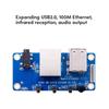 For Orange Pi  2W Expansion Board USB 2.0  2  Video Mic  Receiver  Interface HAT Development Board