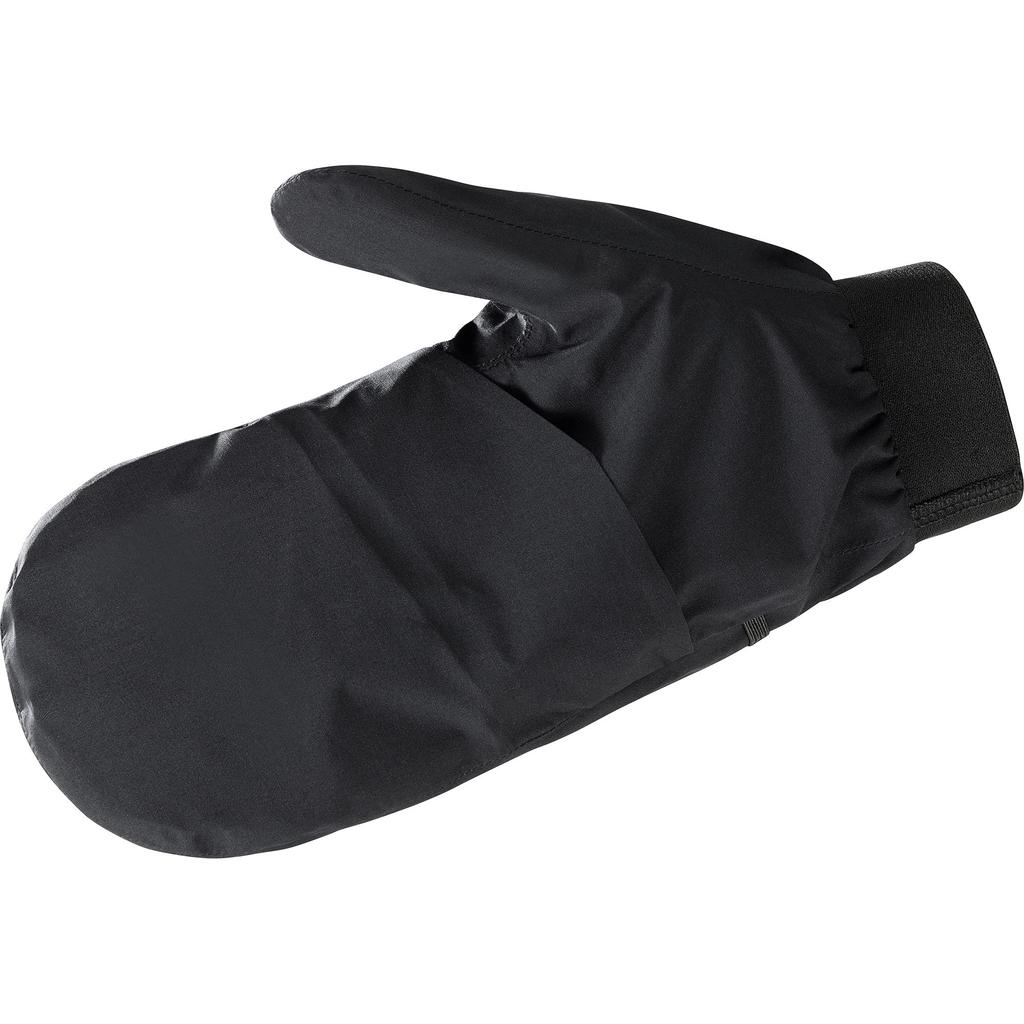 SALOMON Bonatti Waterproof Mitten Unisex Outdoor Mitten Deep Sizes Gloves, LC2052000, Black, XS/S