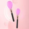 Yousheng 3Pcs Makeup Brush Covers Flexible Dustproof Anti-fouling Reusable Storage Silicone Beauty Foundation Brush Protectors for Woman