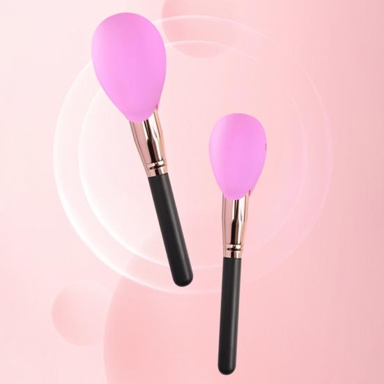 Yousheng 3Pcs Makeup Brush Covers Flexible Dustproof Anti-fouling Reusable Storage Silicone Beauty Foundation Brush Protectors for Woman