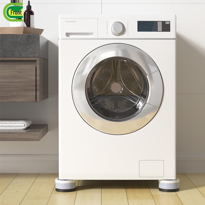 Universal Anti-Slip Vibration-Reducing Base Pad for Washing Machines & Refrigerators, Adjustable Height Stand