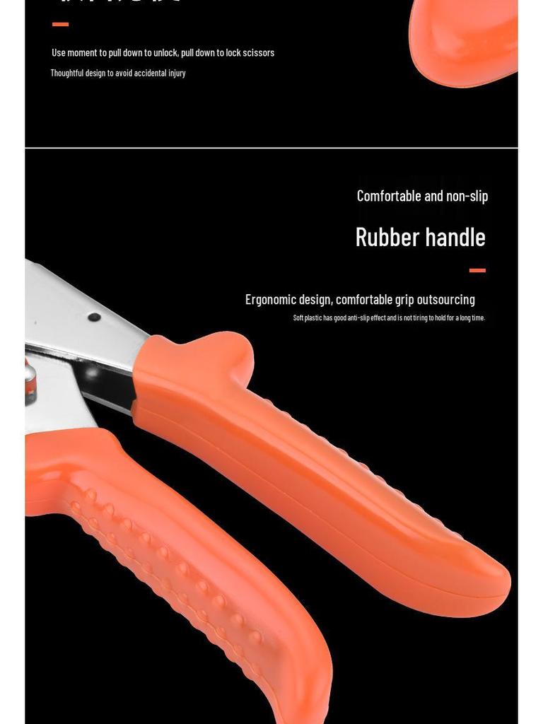 High-Performance SK5 Steel Pruning Shears for Thick Branches and Garden Use