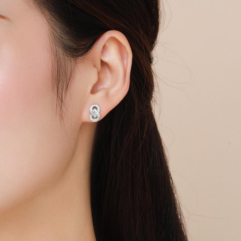 Tancise 925 Sterling Silver Zircon Earrings Drop Earrings For Women Wedding Party Gifts