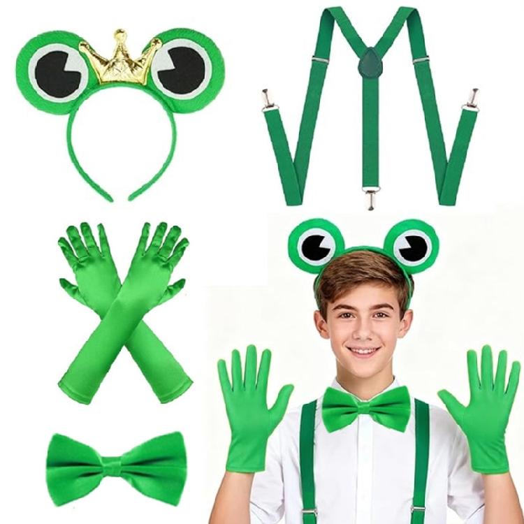 Treefrog Queen Costume Set Childrens Costumes Outfit Role Play Headpiece For Kids Birthday Party And Family Gathering Fun