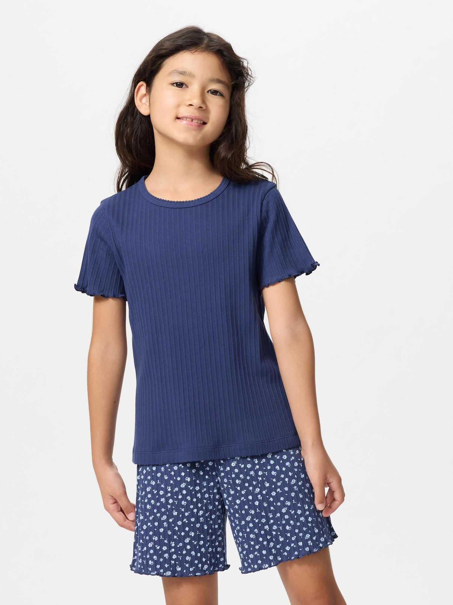

Uniqlo Японский комплект для комнаты для девочек 66 BLUE/120