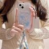 Butterfly Card Holder Pocket With Lanyard Case For Samsung Galaxy S25 Edge S23 S24 S25 Ultra S22 S21 Plus S20 FE Cover Cute Soft