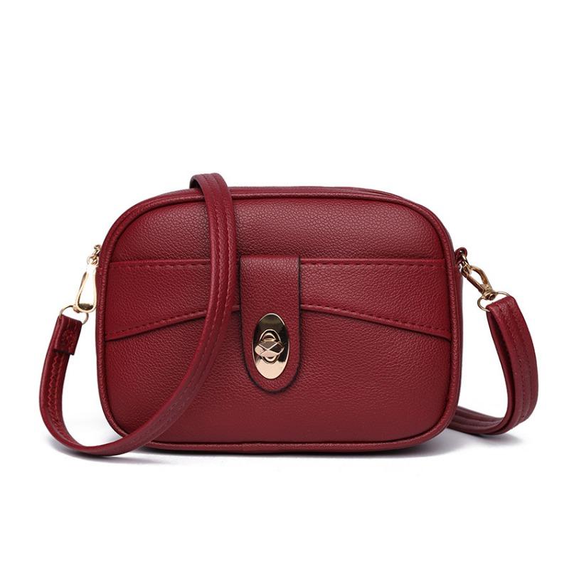 Small Square Bag Mother's Day New Multi-bagged Women's Oblique Span Bag, Shoulder Bag, Three-layer Mobile Phone Bag.