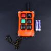 4 Button Key Single Speed Dc 12V-24V Hoist Wireless Industrial Remote Control Ip67 Waterproof Overhead Crane Truck