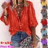 Women's Fashion Casual Short Sleeve POLO Neck Blouses & Shirts
