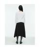 Anggae Asymmetrical Drape T-Shirt White