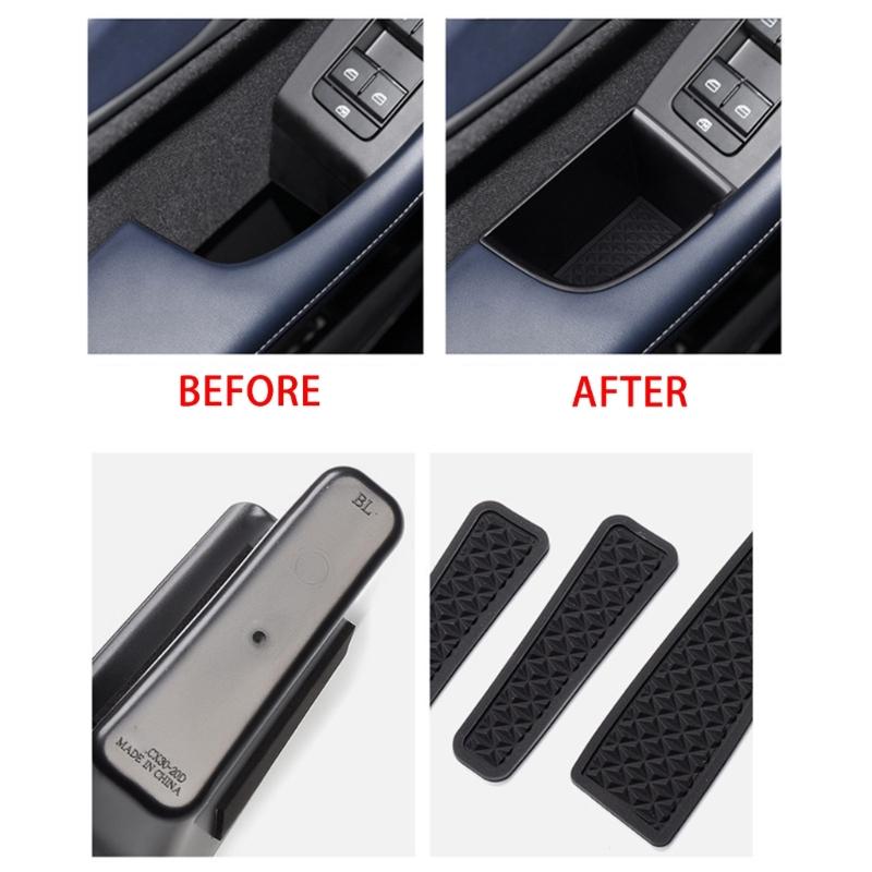 Vehicle Side Doors Pocket Insert Auto Interior Accessories Door Panel Storage Box Pair Excellent For Auto CX30