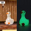 56PCS Glow In Dark Duck Resin Decorations Mini Luminous Ducky Ornaments For DIY Fairy Garden Desktop Car Office Decor