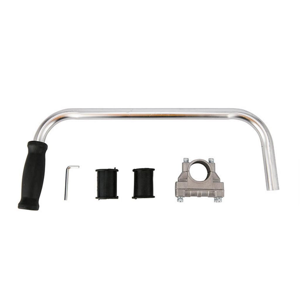 Ergonomic Trimming Handle, Corded Trimming Handle, Handle Extension With Bracket Clip, Handle For Care, Landscaping, Trimming Edge, Aluminum