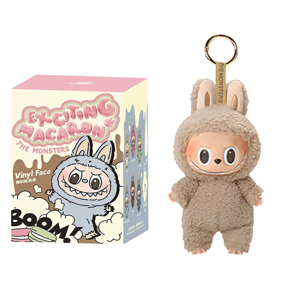 

2025 Новый Высококачественный Милый Labubu The Monsters Box Toys Cardiac Macarone Kawai Guess Bag Figure Model Bag Подарочный