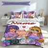 Set Aphmau con 3 Pezzi Nome Personalizzato, Include 1 Copripiumino e 2 Federe, Decorazione Camera da Letto per Tutte le Stagioni
