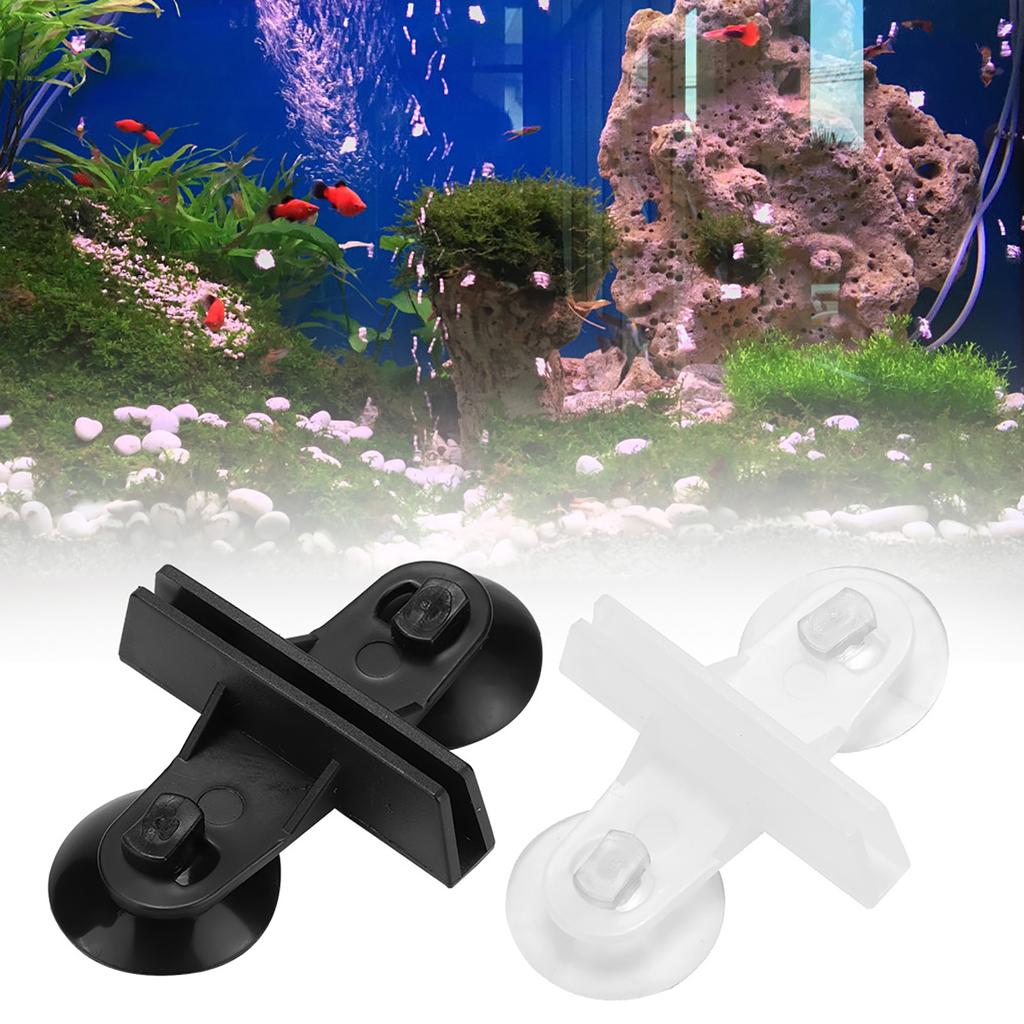20 Pcs Suction Cup Aquarium Fish Tanks Glass Cover Separating Divider Support Clip Bracket