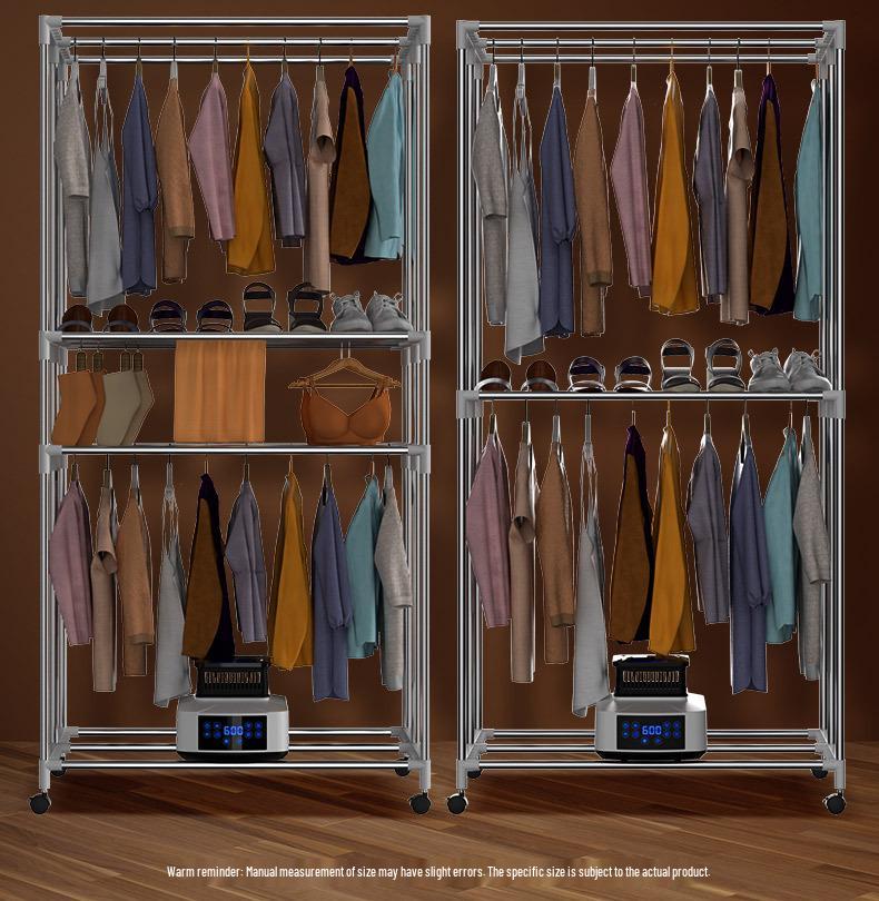 Foldable Household & Dormitory Underwear and Baby Dryer Cabinet & Rack