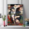Jujutsu Kaisen Character Group Pattern  3pcs 100% Round Full Drill 5D DIY Diamond Painting Embroidery Cross Stitch Rhinestone Décor