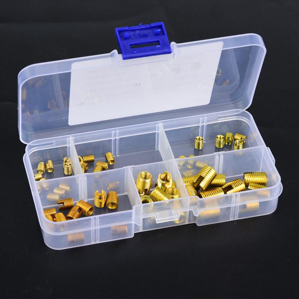 60pcs 302 Type Carbon Steel Self tapping Screw Thread Inserts Accessories