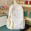 Schoolbag High Value Korean Version Ins Style Backpack Female Student Large Capacity Cute Cartoon Schoolbag Lightweight Simple Backpack