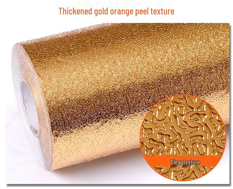 High-Temperature, Waterproof, Oil-Proof Kitchen Wall & Cabinet Stickers - Self-Adhesive Aluminum Foil