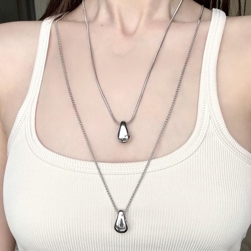 1pc Fashion New Double Layer Star Sweater Chain Long Necklace