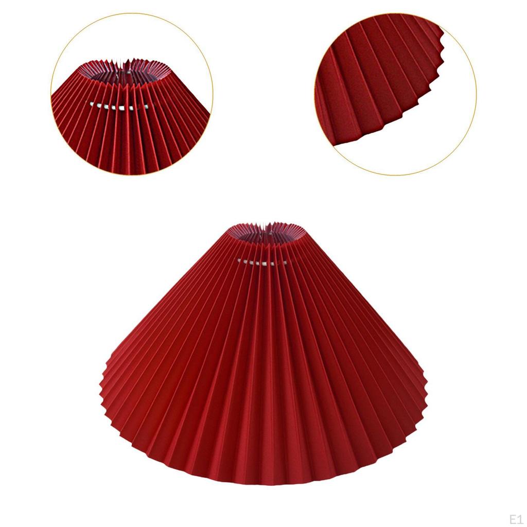 Pleated Lampshade Decorative Chandelier Shade Floor Light for Dining Room Bedroom Hotel Home