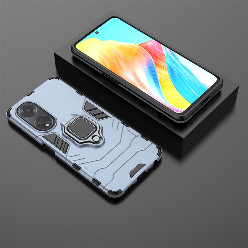 Case For OPPO A98 5G Case Armor Shockproof Magnetic Metal Ring Holder Phone Cases for OPPO A98 5G CPH2529 A 98 2023 Back Cover