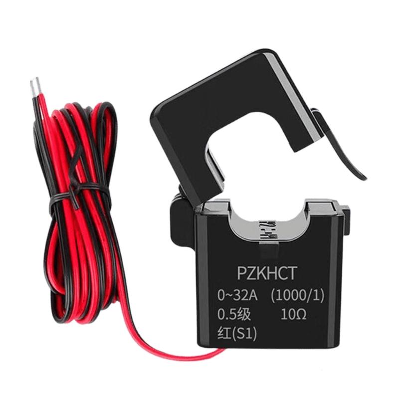Electrical Service Current Monitor Accessory with Split Open Body and Wire 32/200A Option for Inspection Around Existing Wiring