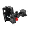 Fine Tuning Bracket Level Adapter 360 Degree Adjustable Support L Shape Pivoting Base with Clip Wall Ceiling Mounted