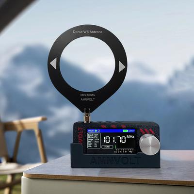 3D Printed Portable Radio Holder Pocket Mini Radio Bracket Handheld Radio Mount for MINI4732 Radio V1/V2/V3