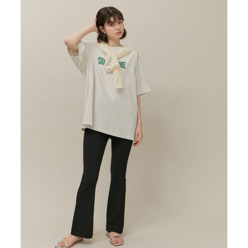 ROPE PICNIC R Knit Charcoal Size 38 Pants, (06),
