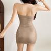 Damen Modisches Sexy Slim-Fit Taillenbetonendes Bodycon-Kleid
