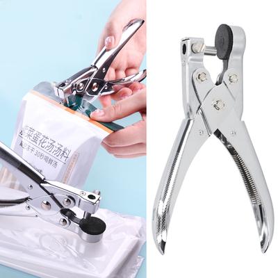 Pliers Structure Plastic Bag Punch Iron Vent Hole Punch New Handheld Hole Punch  Packaging Use