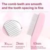 1/2Pcs Eyelash Separator Comb Foldable Handle Lash Separator Tool Stainless Steel Teeth Eyelash Separating Brush Mascara Applicator Comb Makeup Tools