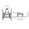 Foldable Landing Gear Leg for Mini 4 Pro Drones Accessories Quick Release