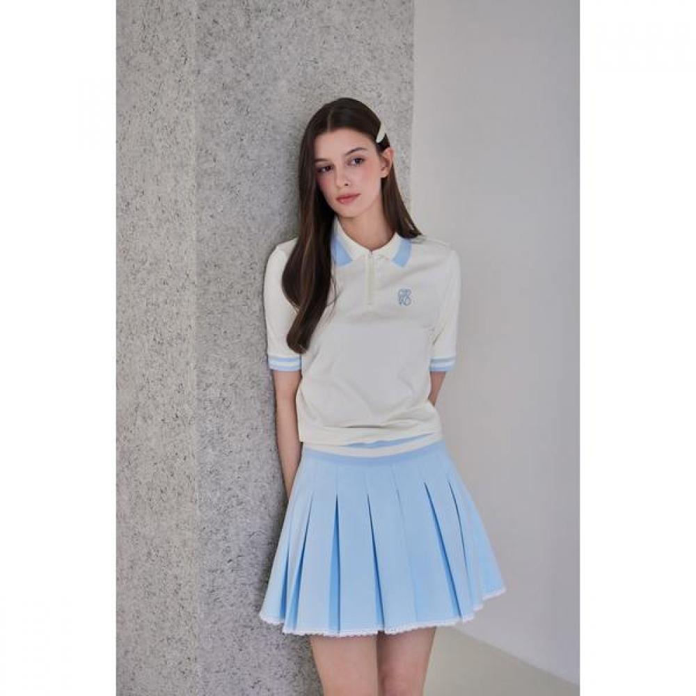 Goxo Classic Logo Polo Shirt Cream