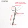 SNDHEATER 1pc 110V 220V 380V DN15/21mm Thread Cartridge Heater Single Head Heated Tube 12x100-200mm 300-1000W for Water Bucket