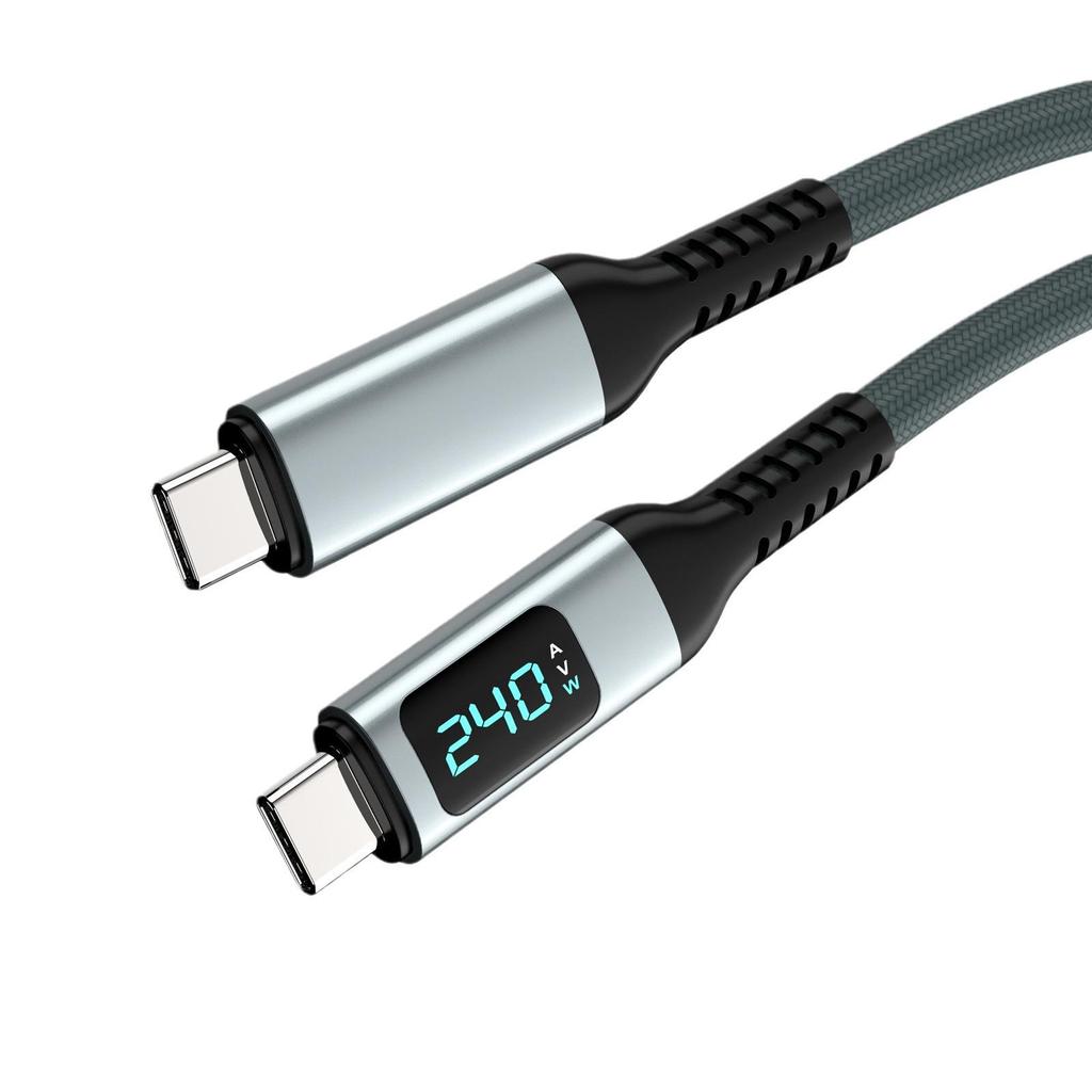 USB4 Cable: 240W Fast Charge, 8K 60Hz Display, 40Gbps Transfer, Thunderbolt 4 Compatible