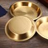 Round Brass Serving Plate