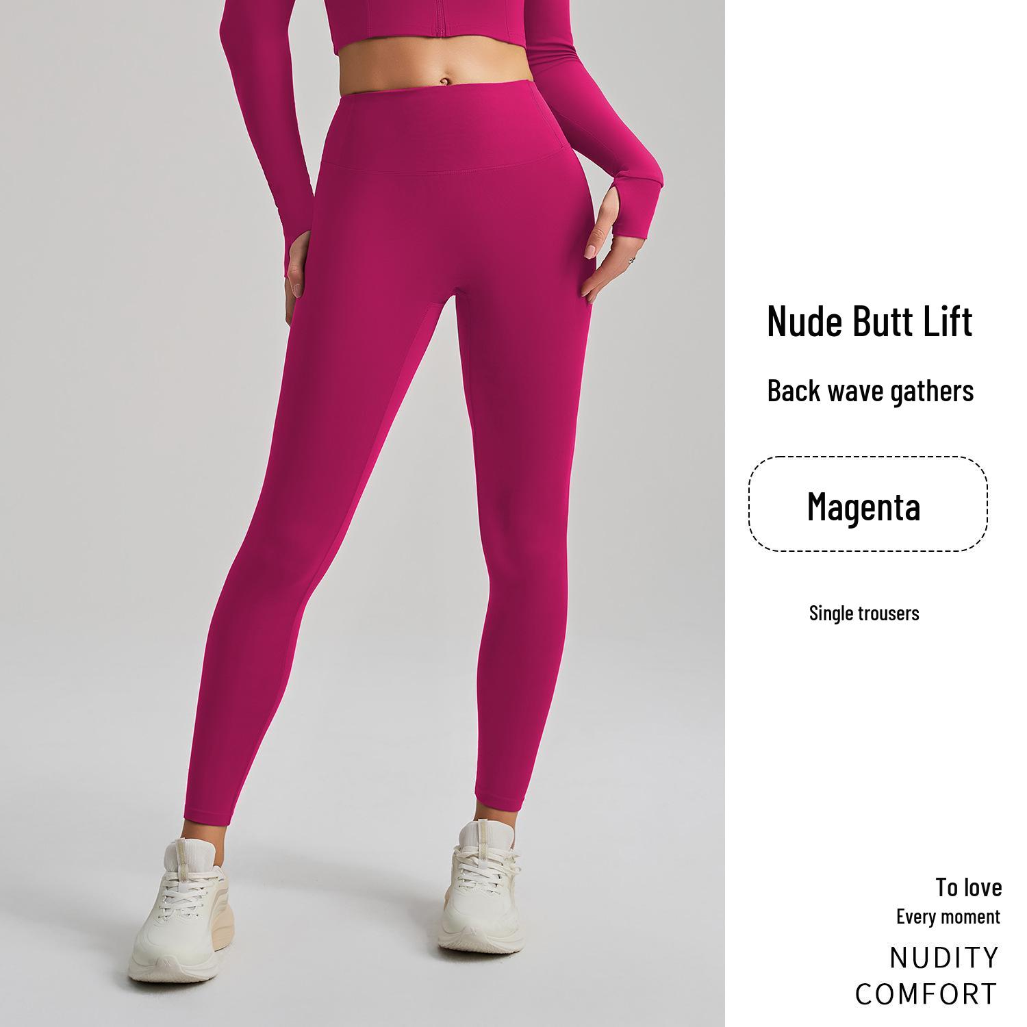 

Women s High-Waist Breathable Yoga & Running Pants - Quick-Dry, Hip-Lifting, Tight Fit L