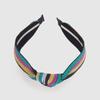 LALA Twinkle Stripe Knot Hairband - Mint