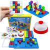 Skill Puzzle Cubes Puzzle Blocks Cards Flashcards For Reflex
