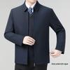 Men's Premium Goose Down Jacket - Thick, Warm Business Casual Short Coat
