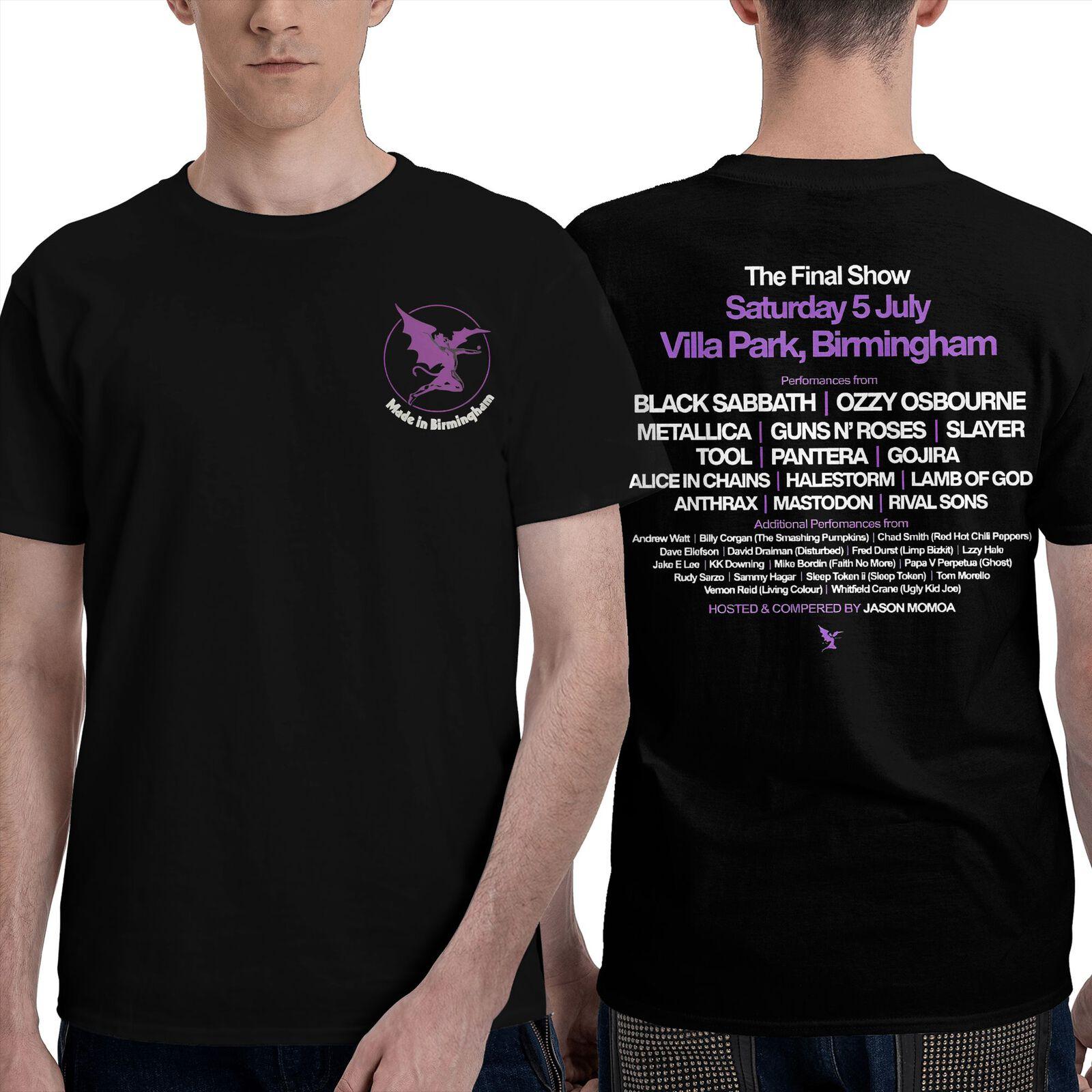 

Black Sabbaths Back To The Beginning Rock Band 2025 Men Women s T Shirt Merch Funny Tees T-Shirt 100_ Cotton Adult Moto 3XL